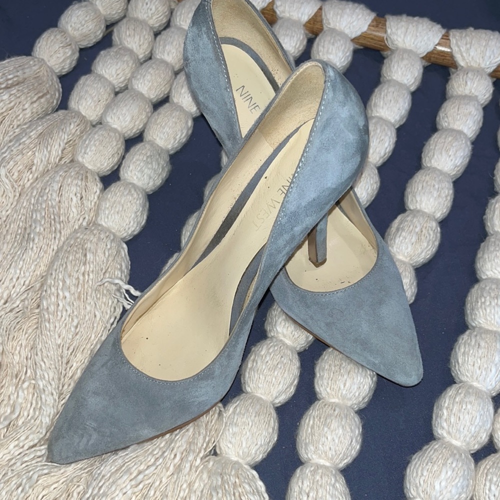 Nine West suede heels
